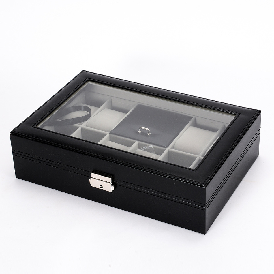 Single Square Women Watch Packaging Design Leather Exclusive Jewelry Storage Box