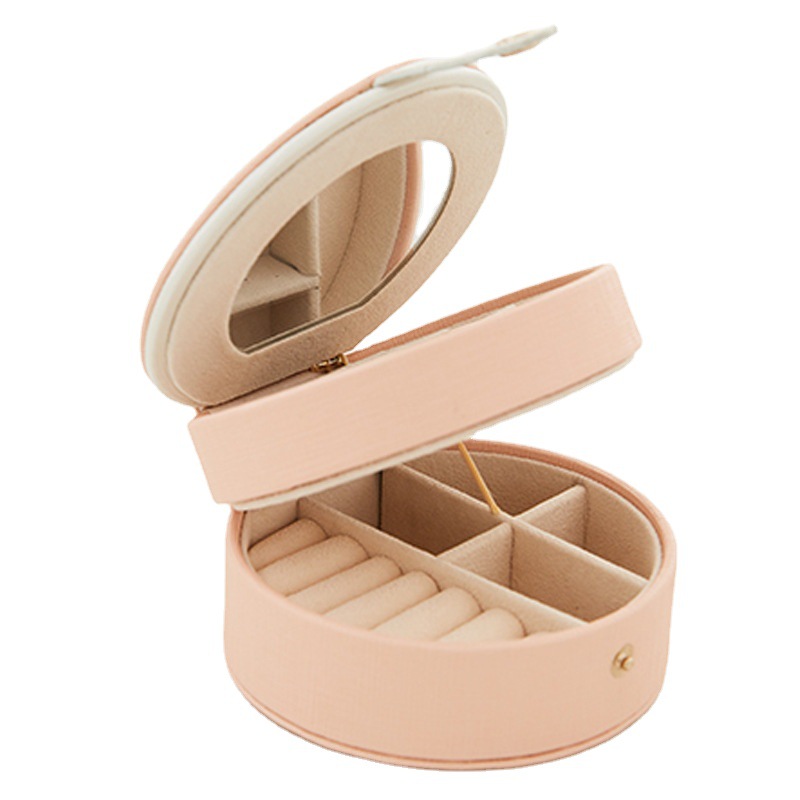 Travel Mini Box Jewelry Portable Storage Box For Ring Earring Necklace