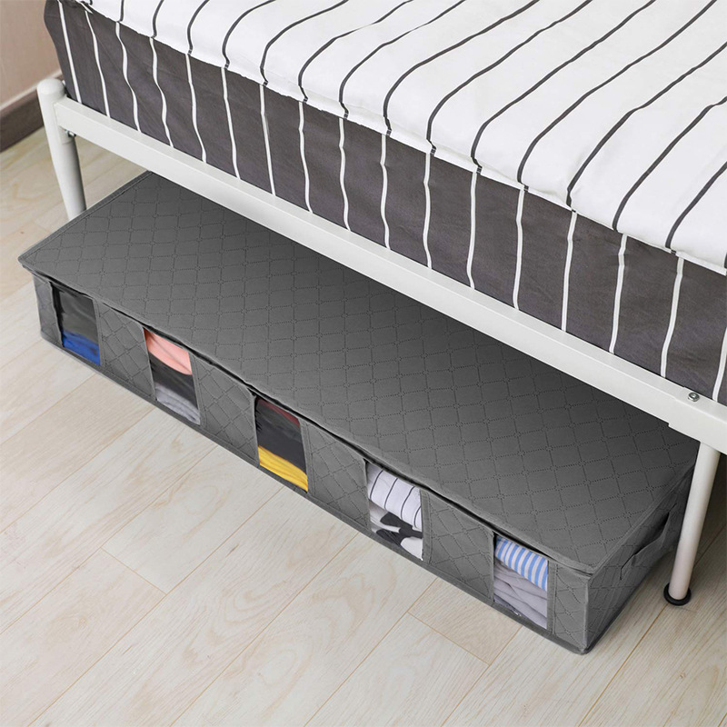 Good Quality Foldable Fabric Closet Under Bed T-Shirt Clothes Socks Non-Woven Storage Box