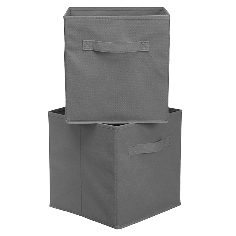 Collapsible Closet Organizer Foldable Cube Household Clothing Non-Woven Storage Box